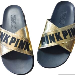 Victoria Secret Pink Sandals Size 7
